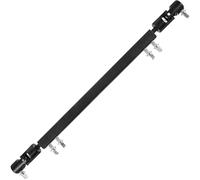 CONGARTENO Barre de Liaison Métallique pour Pédales de Batterie Double Pédale, Accessoire Professionnel Noir, Solide et Résistant, Compatible Grosses Caisses, Fournitures pour Instruments