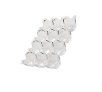 CONGARTENO Boîte à Œufs Transparente Cases Acrylique Rangement Pratique et Empilable pour Réfrigérateur Protection Antichoc Organiseur Cuisine pour Œufs