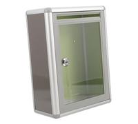 CONGARTENO Boîte Aux Lettres Acrylique Transparente Petite Boîte de Rangement pour Lettres Suggestion et Réclamation pour Bureau et Maison Design Lucide Compact