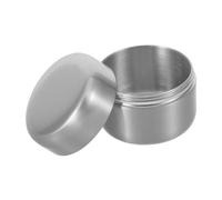 CONGARTENO Boîte Pilules Étanche Inox Portable Compacte Ronde Boîte Métal Hermétique pour Pilules et Petits Objets Voyage Pocket-sized Acier Inoxydable
