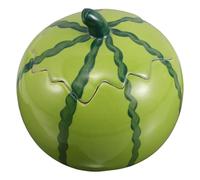 CONGARTENO Bol en Céramique Petit Format de Pastèque Couvercle, Bol Multi-usages pour Soupe, Ramen et Desserts, Plat de Service Original pour Snacks et Fruits, Vaisselle Artistique Couleur