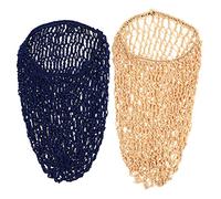 CONGARTENO Bonnet De Couchage Long Filet 2 Pièces Extensible Protecteur Capillaire Adapté Nuit Femme