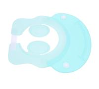 CONGARTENO Bonnet de Garçon Fille Silicone Réglable Chapeau de Bain Imperméable pour Garçon Fille Protection Yeux et Oreilles Design Mignon Bleu Confortable et