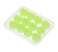 CONGARTENO Bouchons D’oreilles Modelables en Silicone Souple Lot de 12 Verts, Antibruit Étanches pour Dormir et Natation, Protection Auditive Réutilisable, de Bruit, Usage Adulte et Garçon
