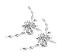 CONGARTENO Boucles de Chaussures Mariage Cristaux Amovibles pour Escarpins Hauts Accessoires Métalliques Scintillants Faits Main Décoration Nuptiale Élégante pour Femmes