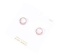 CONGARTENO Boucles D'oreilles Accessoire Décoratif Simple et Polyvalent en Argenté Fleur Léger Pendentif Pétales Élargs Couleur Aléatoire pour Femmes Présent Vie