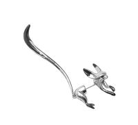 CONGARTENO Boucles Oreilles Fantaisie Femme Blanc Or Pendentif Renard Émail Élégant Cadeau