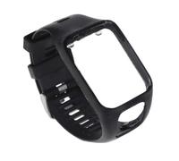 CONGARTENO Bracelet de Remplacement Silicone pour Montre Compatible avec Tomtom Runner Spark Spark et Golfer Noir Design Ergonomique et Ajustable