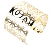CONGARTENO Bracelet Femme Punk Or Géométrique Bangle Large Ajustable Bijoux Mode pour Femmes