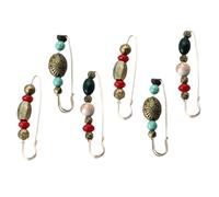 CONGARTENO Broche Vintage Épinglette de Revers en Alliage, Lot de 6, Grosse Taille, Broche Décorative pour Femme, Accessoire Mode pour Cardigan, Écharpe et Robe