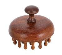 CONGARTENO Brosse à Cheveux En Bois Naturel 28 Dents Larges Peigne De Massage à Bouts Ronds Disque Relaxant Soin Cuir Chevelu Cheveux Mouillés Maison Bureau Voyage