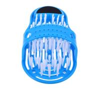 CONGARTENO Brosse de Pied Massage avec Ventouses pour Nettoyeur Anti-odeur Scrubber Bain Facile à Utiliser pour Seniors et Mobilité Réduite Nettoyage Complet sans Pencher Bleu