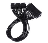CONGARTENO Câble D'extension Alimentation Cuivre Étamé et Gaine PVC 24p Connexion Sécurisée Mâle à Femelle Longueur 30 Cm pour Carte Mère ATX Verrouillage