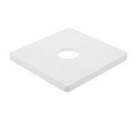 CONGARTENO Cache-trou Mural Carré Auto-adhésif 22 Mm en Plastique Résistant, Couverture pour Bride de Plomberie, Couvercle de Rosace Étanche, pour Cache-tuyaux et Climatisation Mural