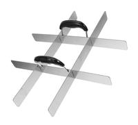 CONGARTENO Cake Divider Stainless Steel Portion Marker Brownie Bread Slicer Cake Cutting Guide Tool For Cheesecake Pan Kitchen Accessories