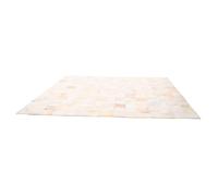 CONGARTENO Carrelage Autocollant Mosaïque Naturelle Blanc Mat pour Décoration Murale Salon Chambre DIY Facile à Poser sans Joint