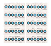 CONGARTENO Cartes de surveillance de l'humidité 20pcs Outil de surveillance de l'humidité compact et portable en papier absorbant pour changement de couleur activé par l'eau dans divers