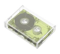 CONGARTENO Cassette Audio Vierge 40-60 Verte Bande Magnétique Enregistrable Haute Fréquence Compatible Mini Magnétophone pour Interviews Discours et Décoration Vintage Lot Unique
