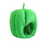 CONGARTENO Chapeau de Déguisement Peluche Piment Vert pour Adultes Confortable et Léger Accessoire de Fête Halloween et Cosplay Adaptable