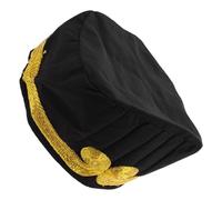 CONGARTENO Chapeau Fantaisie Brodé Pigsy Accessoire de Fête Pliable de Couronne Casquette de Déguisement pour Cosplay et Soirée Chapeau de Scène Léger et Respirant Taille Adulte