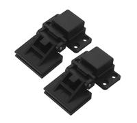 CONGARTENO Charnière Noir pour Vinyle Platine, Couvercle Plastique | Stabilité Anti-glisse, Mouvement Fluide du Capot, Protection Renforcée les Débris, Usage Audio Domestique