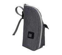 CONGARTENO Chauffe-biberon Portable avec Pochette Thermique Zippée Pratique pour Voyage et Maintien Au Chaud Adapté pour Biberons Pochette de Rangement et Sécurisée