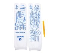 CONGARTENO Chaussettes Réflexologie Élastiques Confortables avec Massage et Acupression pour Respirantes et Adaptées Au Yoga et Activités Sain et Homme