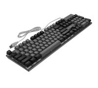 CONGARTENO Clavier Gamer Mécanique Filaire Touches Rvb Suspension Keycaps Résistant Liquides pour PC Jeux Ergonomique Noir