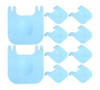 CONGARTENO Clips de Cage pour Animaux 10pcs en PP, avec Grip amélioré et Fixation sûre, Parfaits pour DIY et Cage à Lapin ou Chien