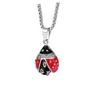 CONGARTENO Collier Clavicule Femme Acier Titane avec Pendentif et Chaîne Carrée Argentée Bijoux Punk Élégants pour Fêtes et Cadeau Unique