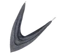 CONGARTENO Collier Foulard à Paillettes Femme Chaîne De Clavicule Plastron Style Élégant Métal Accessoire De Cou Pour Fêtes Et Occasions Spéciales