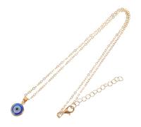 CONGARTENO Collier Pendentif Œil Bleu de Protection Style Unique pour Femme et Décoration Intérieure