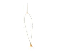 CONGARTENO Collier Pendentif Lettre 26 Lettres A-z En Acier Inoxydable Plaqué or 18k, Bijou De Cou Pour Femme, Accessoire Mode Quotidien, Chaîne Collerette Ajustable