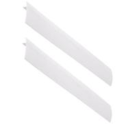 CONGARTENO Combleur D'espace pour Cuisinière et Four 63 Cm Blanc, Bandes Anti-éclaboussures Résistantes la Chaleur, Silicone Solide, Protection la Cuisine Gaz, 2 Pièces pour Plan