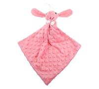 CONGARTENO Couverture de Sécurité Apaisante pour Garçon Fille avec Peluche Douce et Bosses Tactiles Serviette Moelleuse de Confort pour Né pour Poussette et Siège Auto Sensation Maternelle