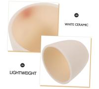 CONGARTENO Creuset Céramique Résistant Haute Température pour Laboratoire Analyse Expérimentale Forme Courbée