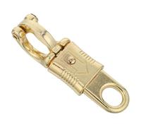 CONGARTENO Crochet en Alliage de Zinc 102 MM à Ressort pour Équipement Équestre Mousqueton à Dégagement Rapide Pivotant Accessoire de Sécurité pour Harnais et Cordes de Cheval Usage