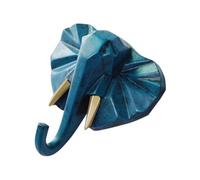 CONGARTENO Crochet Mural Éléphant Résine Décor Jungle Patère Tête Animal Créative et Robuste pour Manteaux Chapeaux et Clés Facile à Installer pour Chambre et Salle de Bain