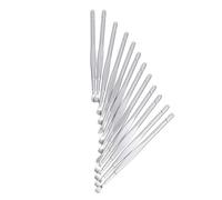 CONGARTENO Cuillères Oreilles en Acier Inoxydable 12 Pièces 8,5x0,38 Cm Ensemble Nettoyer Cérumen Tête Cuillère Large Usage Familial Santé Auditive Soin Oreilles