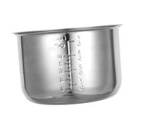 CONGARTENO Cuve Argenté Riz Inoxydable Cuiseur en 5l à Intérieure Acier