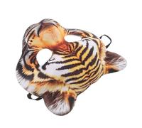 CONGARTENO de Tigre Réaliste en EVA Demi-Visage pour Carnaval et Halloween D’Animal Léger et Accessoire de Déguisement Original pour Cosplay et Bal Masqué Adulte