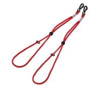CONGARTENO Dragonnes de Ski Réglables 25 Cm Rouge, Cordon de Sécurité Anti-perte en Nylon Résistant pour Sports D'hiver et Snowboard, Lanières Élastiques pour Poignets Adultes, Accessoires