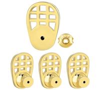 CONGARTENO Ensemble De 4 support de boucle d'oreille Boucle d'oreille en silicone Golden