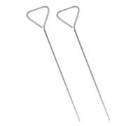 CONGARTENO Épandeur Triangulaire en Acier Inoxydable 2pcs pour Laboratoire Finition Lisse et Application Uniforme, pour Expériences Détaillées et Culture Cellulaire