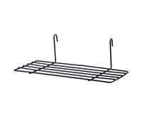 CONGARTENO Étagère Murale Fil Métallique Noir avec Support Suspendu Organiseur de Rangement Modulable pour Cuisine Chambre et Salle de Bain Structure Empilable et Fixation sans Percage