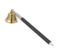 CONGARTENO Éteignoir à Bougie Acier Inoxydable avec Long Manche Accessoire Élégant pour Éteindre Mèche Adapté pour Bougies Jarres Profondes Cadeau pour et Mariages