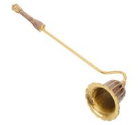 CONGARTENO Éteignoir à Bougie en Émail avec Long Manche Ergonomique Accessoire Décoratif Vintage pour Bougies Parfumées Outil D’Extinction de Flamme Sécurisé et Élégant