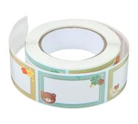 CONGARTENO Étiquettes Autocollantes Nom Personnalisables pour École et Maison Stickers Blancs Faciles à Écrire sans Résidu Lot Pratique pour Organisation et Tri