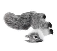 CONGARTENO Figurine Écureuil Peluche Réaliste Décoration Multi-Usage pour Bureau et Sapin de Noël Ornement Adorable Animal Sauvage