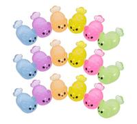 CONGARTENO Figurines Miniatures D’Animaux Marins Phosphorescentes en Résine, Lot de 18 Pièces, Décorations DIY pour Aquarium, Miniatures Marines Lumineuses pour Maison de Poupée et Plantes